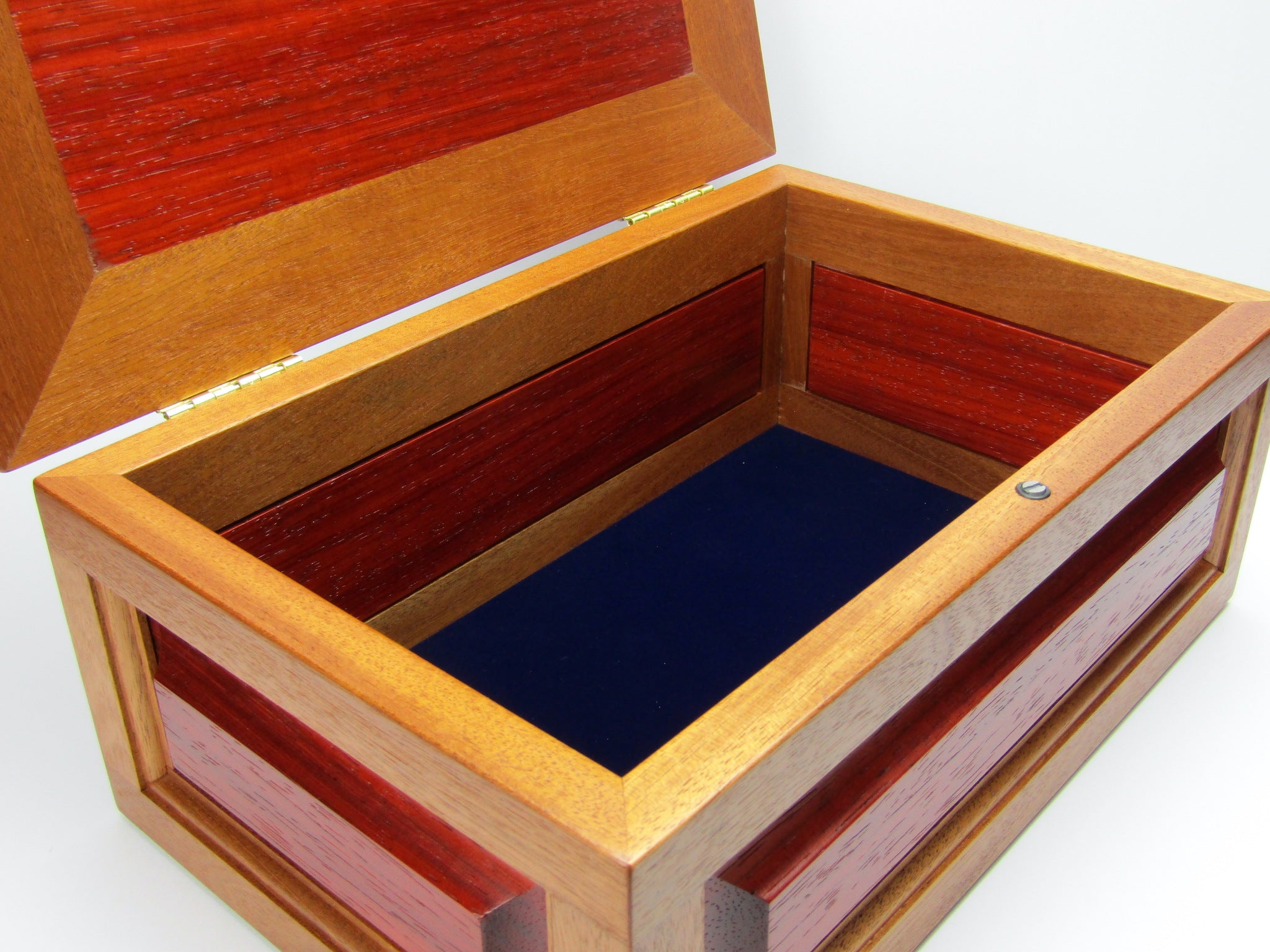 2024 Curly Maple Box with Padauk Trim