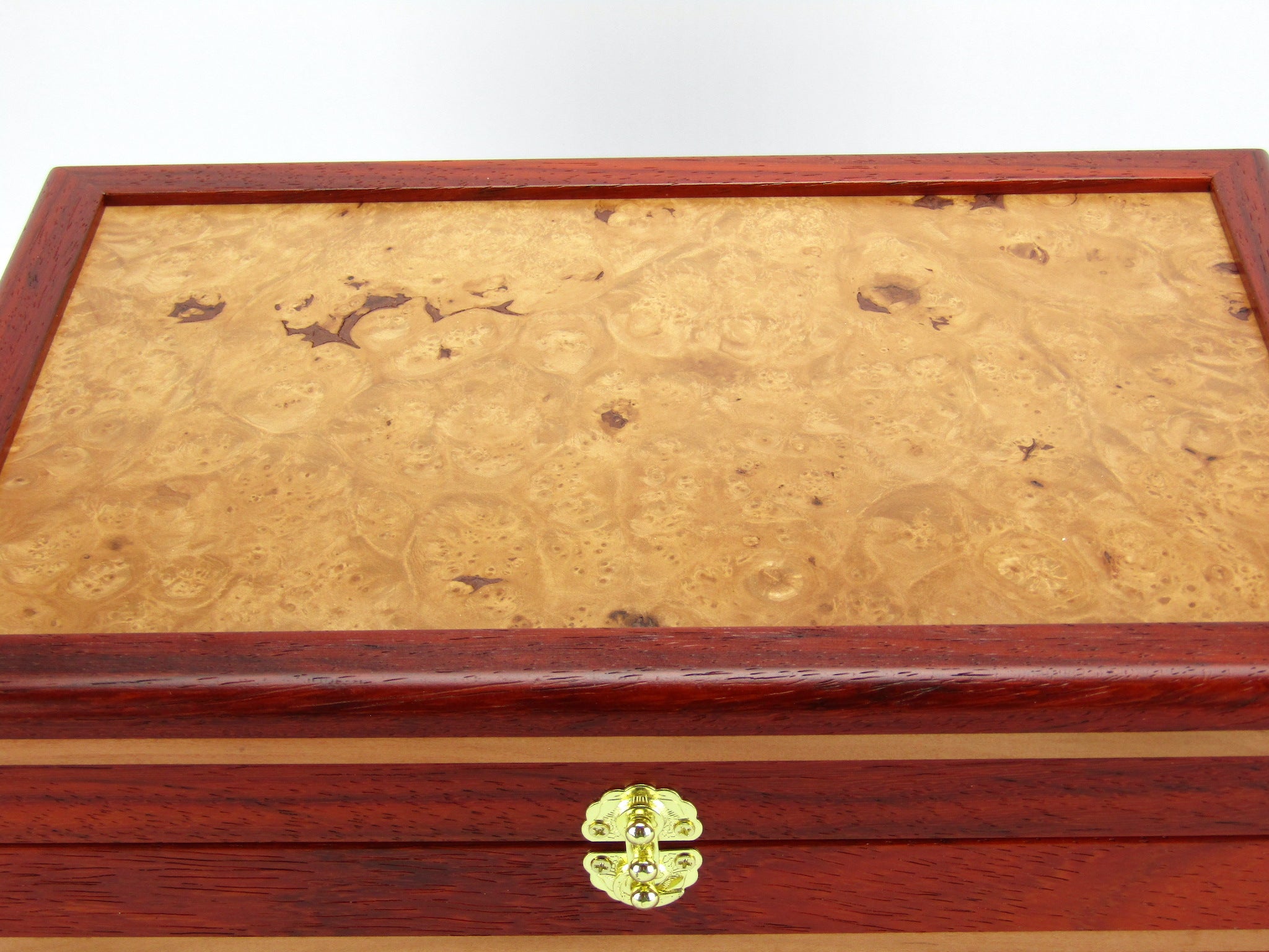 Handmade Wooden Keepsake Box (Sapele / Paduk) order